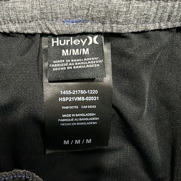 Hurley swim trunks men's medium - Picture 6 of 7
